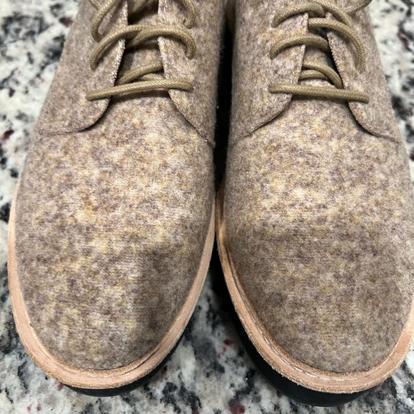 Eileen Fisher NIMS Felt Platform Oxfords Sz 8 - Picture 2 of 8